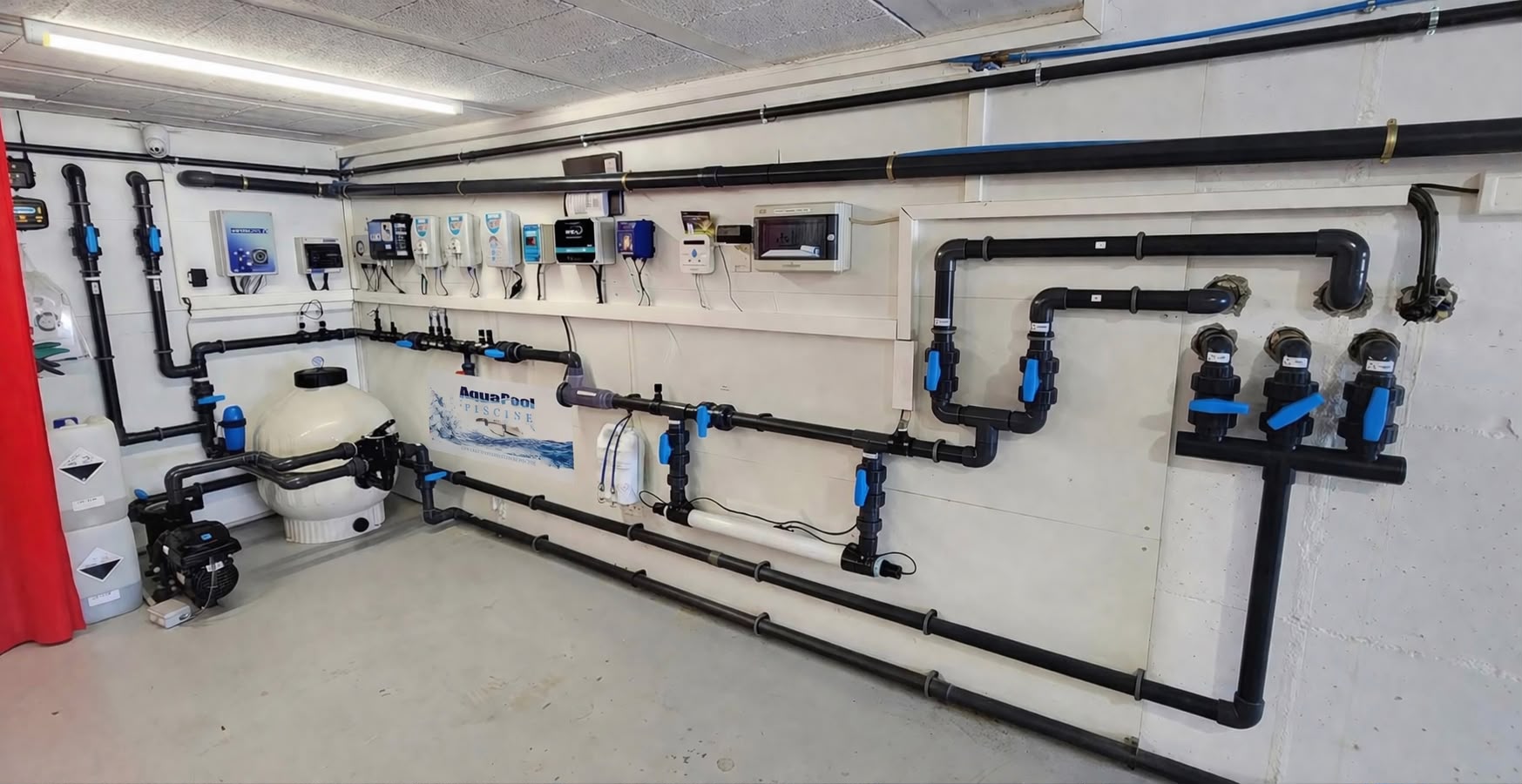 Installation technique complète d’une piscine suivie par Aquapool